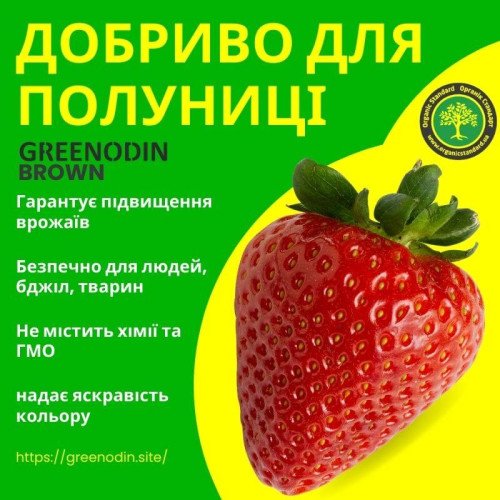 Удобрение для клубники GREENODIN BROWN гранулы